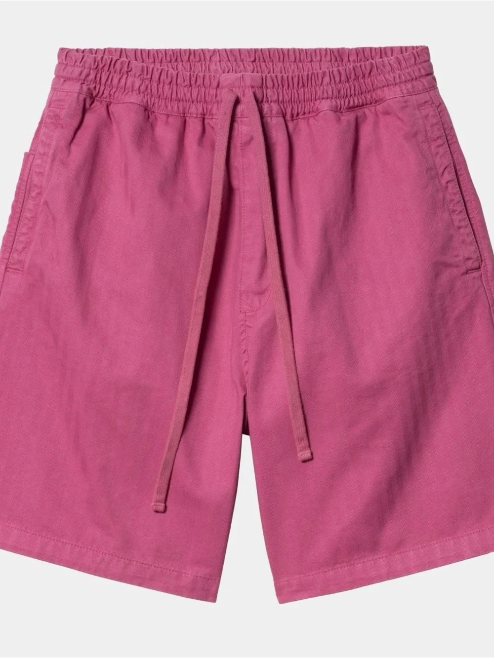 Carhartt Pink Rainer Herringbone Drawstring Shorts Size Medium